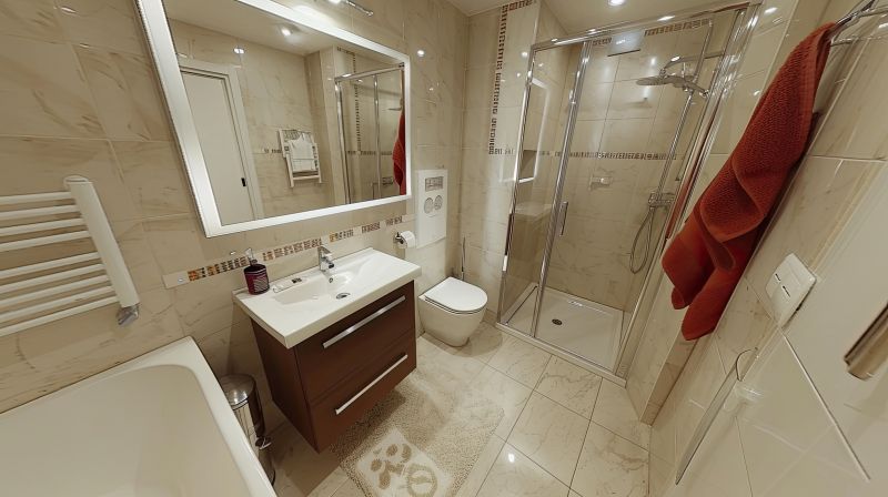 Spacious Bathroom with Custom Storage